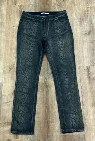 LAUREN VIDAL | Snakeskin Print Jeans Size XL