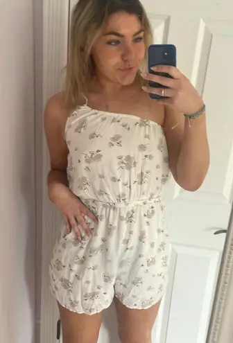 American Eagle One-Shoulder Romper