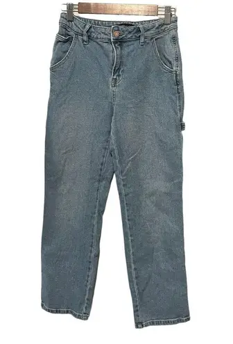 Sincerely Jules Cargo Mid Rise Light/Medium Wash Jeans Sz 3/26