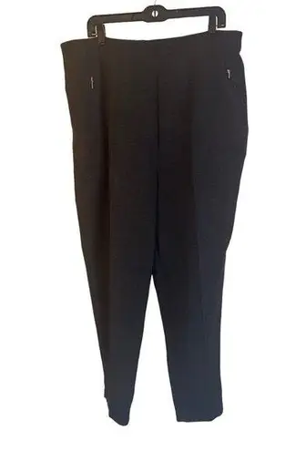 Karen Scott Plus 2 Extra Large Gray Twill Pants