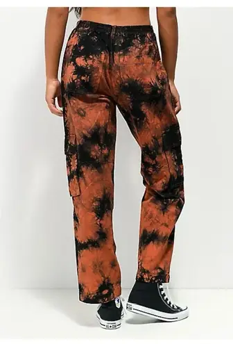 Empyer Empyre ‘Echo Black/Orange Cargo Pants’ size Small