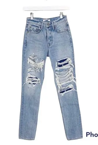 GRLFRND NWT x Revolve Karolina High-Rise E Street Distressed Skinny Jeans 29