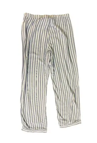 Rails Sleep Lounge Pants Womens Small Petite Blue Striped Rayon Pajama Bottoms