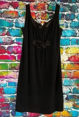 J.Crew  Sleeveless Black Floral Accent Wool Dress Size Small Style 10340