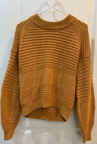 Universal Threads Yellow Knitted Cardigan 