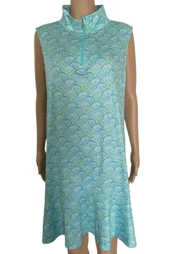 Caribbean Joe Blue and Green Swim Coverup