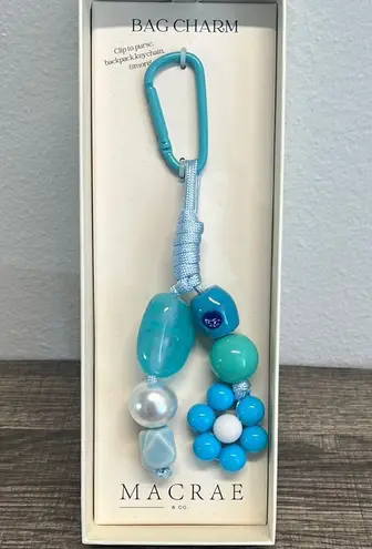 Macrae Blue On Blue Bag Charm 🩵