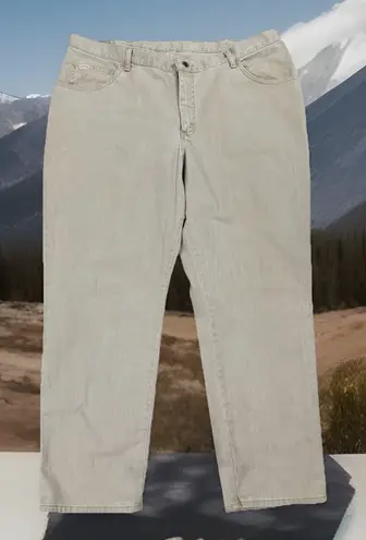 Y2K 1991 Denim Riders Jeans Womens sz 22W Tan Denim Union Deadstock Grunge