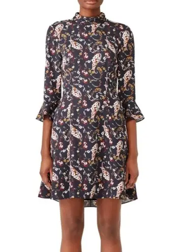 Slate + Willow SLATE WILLOW FLORAL POLLACK RENT RUNWAY PAISLEY BELL SLEEVE COTTAGECORE DRESS