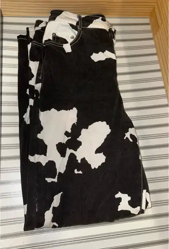 12th Tribe Midland Cow Print Jeans  thumbnail 5