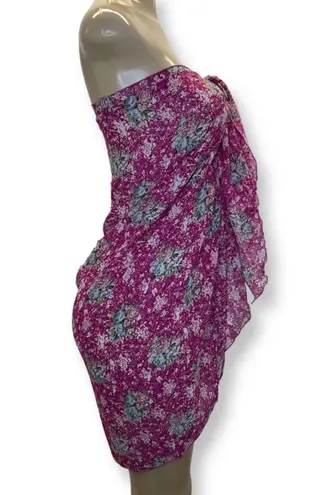 Zuliana floral long sarong/dress Made in USA NWT