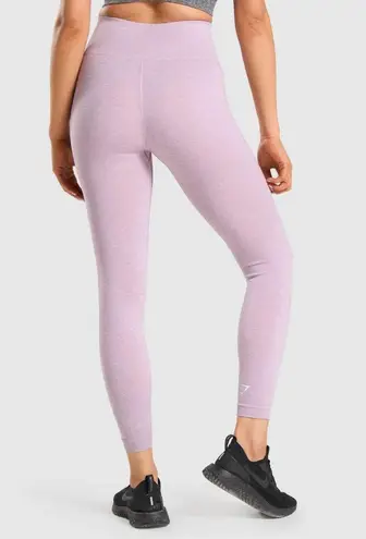 Gymshark  Adapt Marl Seamless Light Purple Leggings Womens XS-S