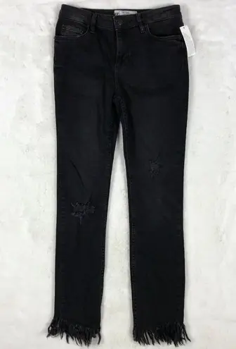 Free People Great Heights Frayed Skinny Jeans Size 25