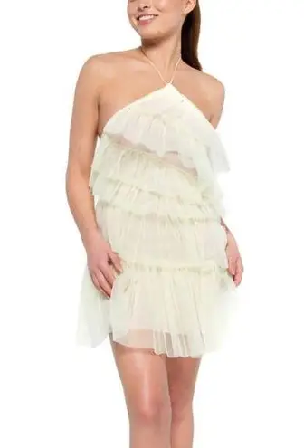 The Bar  Lou Tulle Halter Dress Sz 4