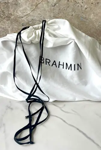 Brahmin MINI ASHER in Blue/White/Brown