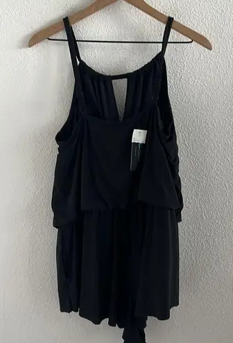 Aqua Green NWT UPF 50 High Neck Swim Romper with Pockets One Piece Swimsuit 16W