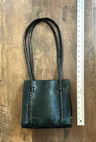 BALLY black leather mini shoulder bag, made in Italy