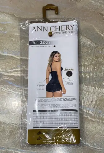 ANN CHERY WAIST TRAINER ABDOMEN CONTROL BLACK SIZE SMALL / NEW WITH TAG