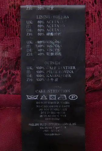 Bloomingdales Philipp Plein Limited Edition Lace & Crepe Playsuit