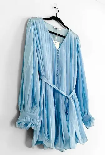 Endless Rose ★ NWT “Found Love” Pleated Romper - Powder Blue ★