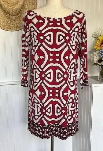 Laundry by Design 3/4 SLeeves White & Black Sheath Dress