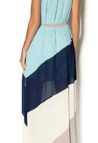 YA Los Angeles color block sleeveless maxi dress size Small Halter Style Top