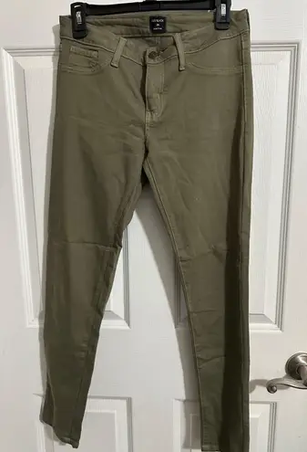 Just Black Dk Green soft stretchy jeans Size 28
