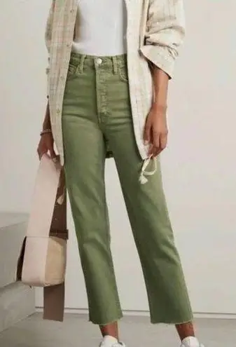 RE/DONE NWT 70s High Rise Stove Pipe cropped straight-leg Jeans Button Fly 26