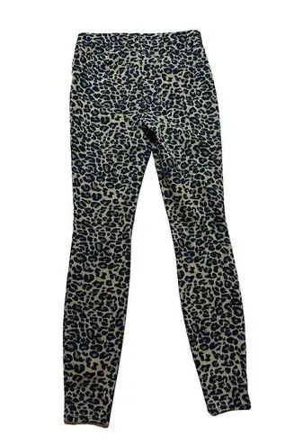 Time & Tru womens leopard print pants sz 4