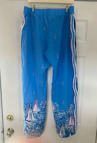 Lilly Pulitzer  BAL HARBOUR PALAZZO WIDE LEG PANT A LIL NAUTI ENGINEERED LUNAR XL