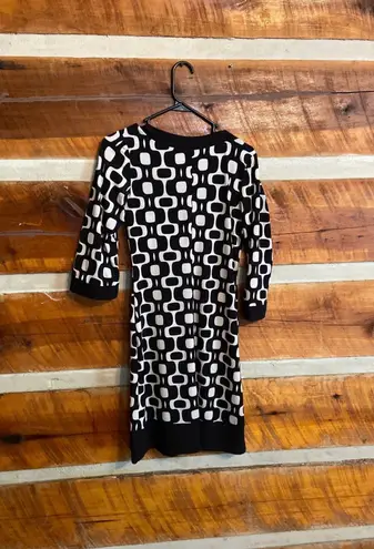 Tiana B Black & White Dress