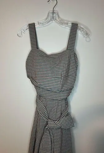 Veronica Beard Positano Belted Midi Plaid Poplin Picnic Dress Plaid sz 2 NWT