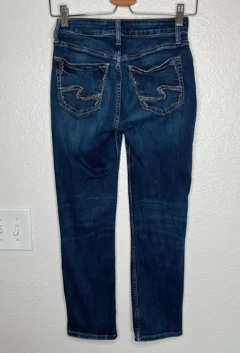 Silver Jeans the Avery capri denim blue jeans size 24