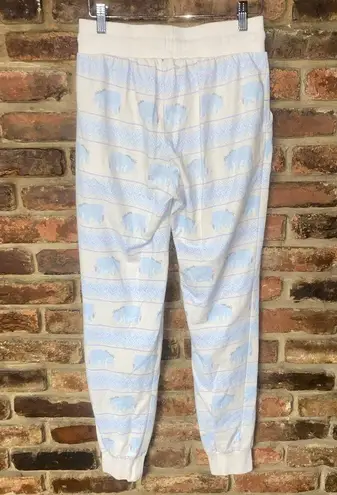 Disney  Winnie The Pooh Eeyore Pink Blue Knit Pajama Pants Women's Size Small