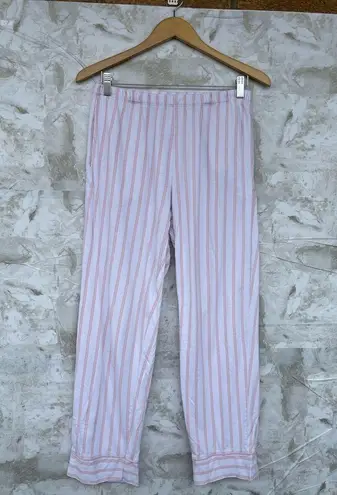 Petite Plume Pima Cotton Pink Stripe Pajama Set size small