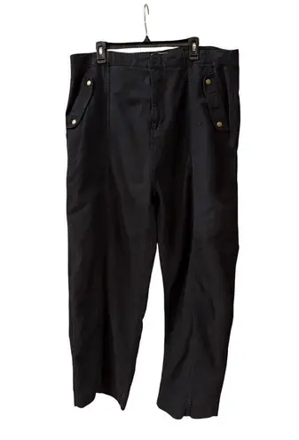 Frame women’s Utility Barrel High-Rise Pants color washed black size 34