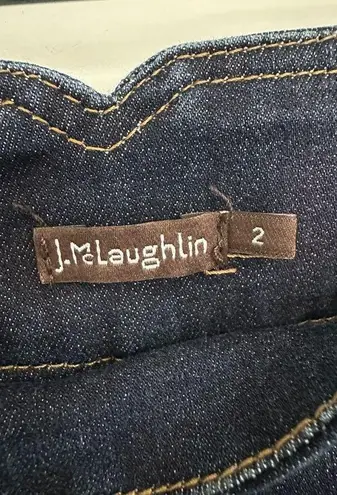 J. McLaughlin Hastings Sailor Button High Rise Jean, Size 2