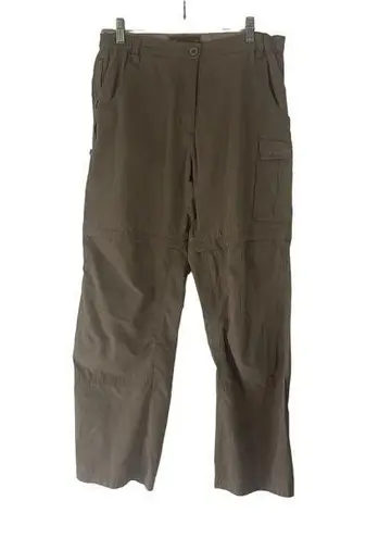 Mountain Life Women's Size 12 Olive Green Outdoor Convertible Shorts Pants