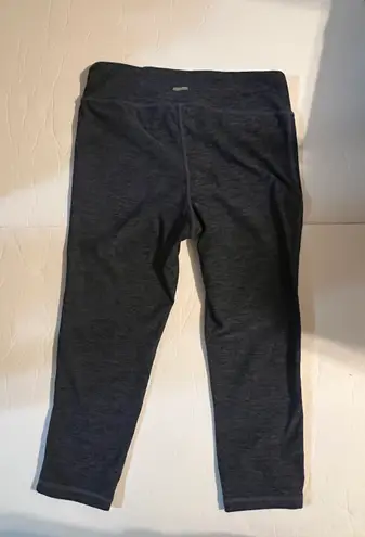 Spalding Womens Athletic Blue Capri Leggings Speed Dri Size Small