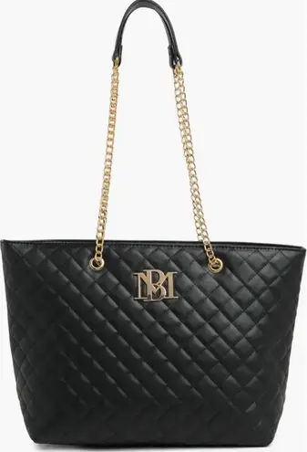 Badgley Mischka LARGE QUILTED TOTE BAG