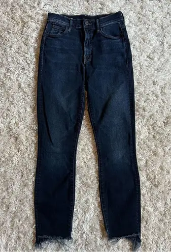 MOTHER Stunner Zip Two Step Fray Jeans in Last Call Size 25
