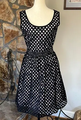 Carven Dress with Lattice Overlay Size 6