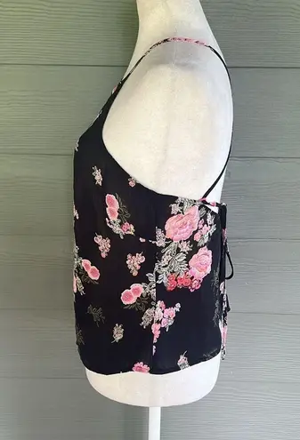 re:named Floral Halter Top