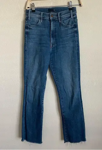 Mother The Hustler Ankle Fray Stretch High Rise Satisfaction, Guaranteed Jeans Size 26