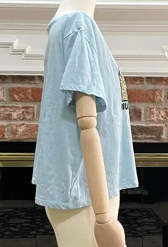 MTV Brand Light blue & yellow floral MTV crop top / XXL / Excellent condition