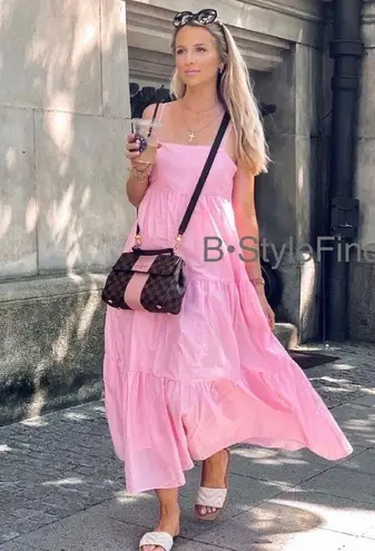 ZARA LAST 1🔥Blogger’s Fav| NWT  Poplin Midi Dress