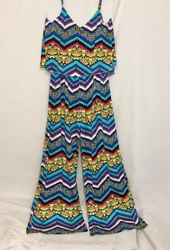 Magic Colorful Jumpsuit Sz M Gently Used