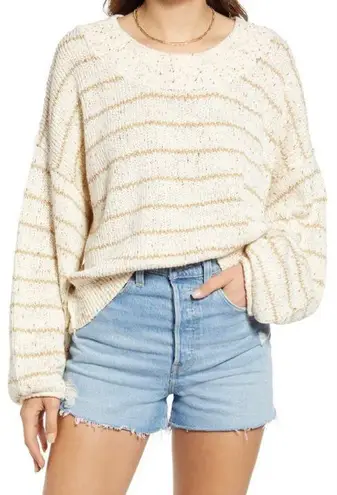 Free People Oversized Striped Sweater