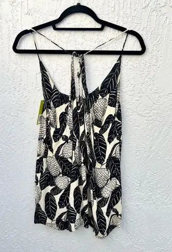 Totem cami top black beige size 3