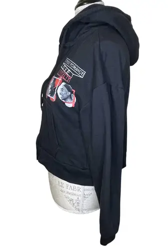 Chemistry Tupac Poetic Justice Hoodie Zipper Jacket Black Red White Size Medium